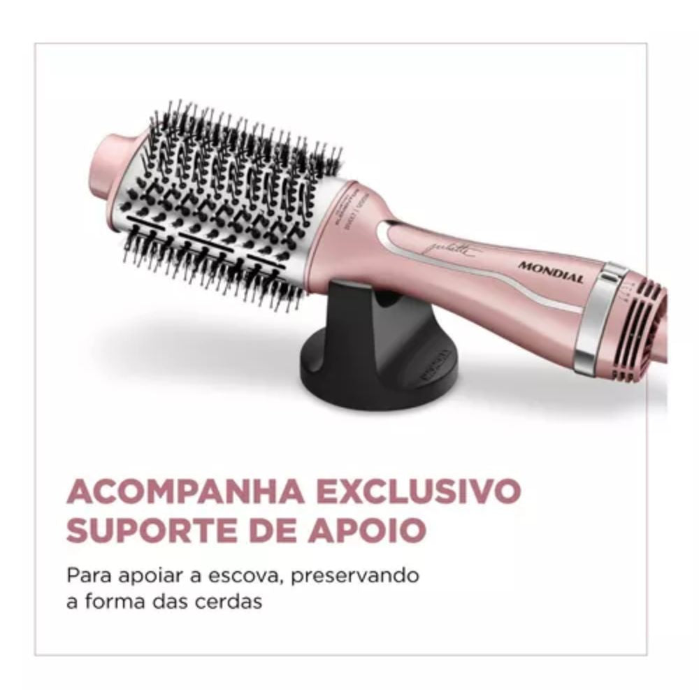 Escova Secadora E Alisadora Mondial Es-ju-01 Bivolt 1300w Escova Secadora E Alisadora Mondial Es-ju-01 Bivolt 1300w